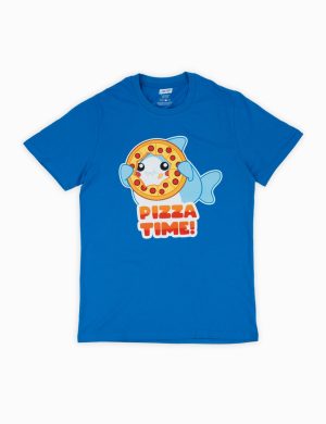 Thicc Shark Pizza Time T-Shirt