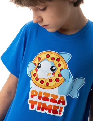 Thicc Shark Pizza Time T-Shirt