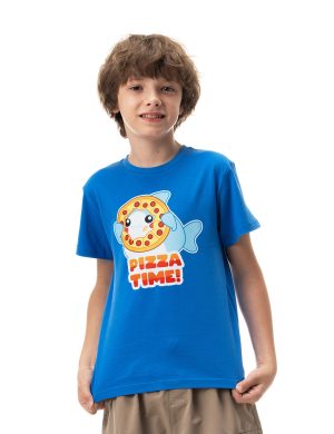 Thicc Shark Pizza Time T-Shirt