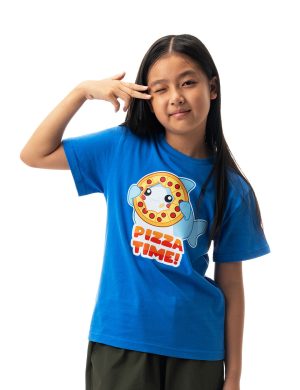 Thicc Shark Pizza Time T-Shirt